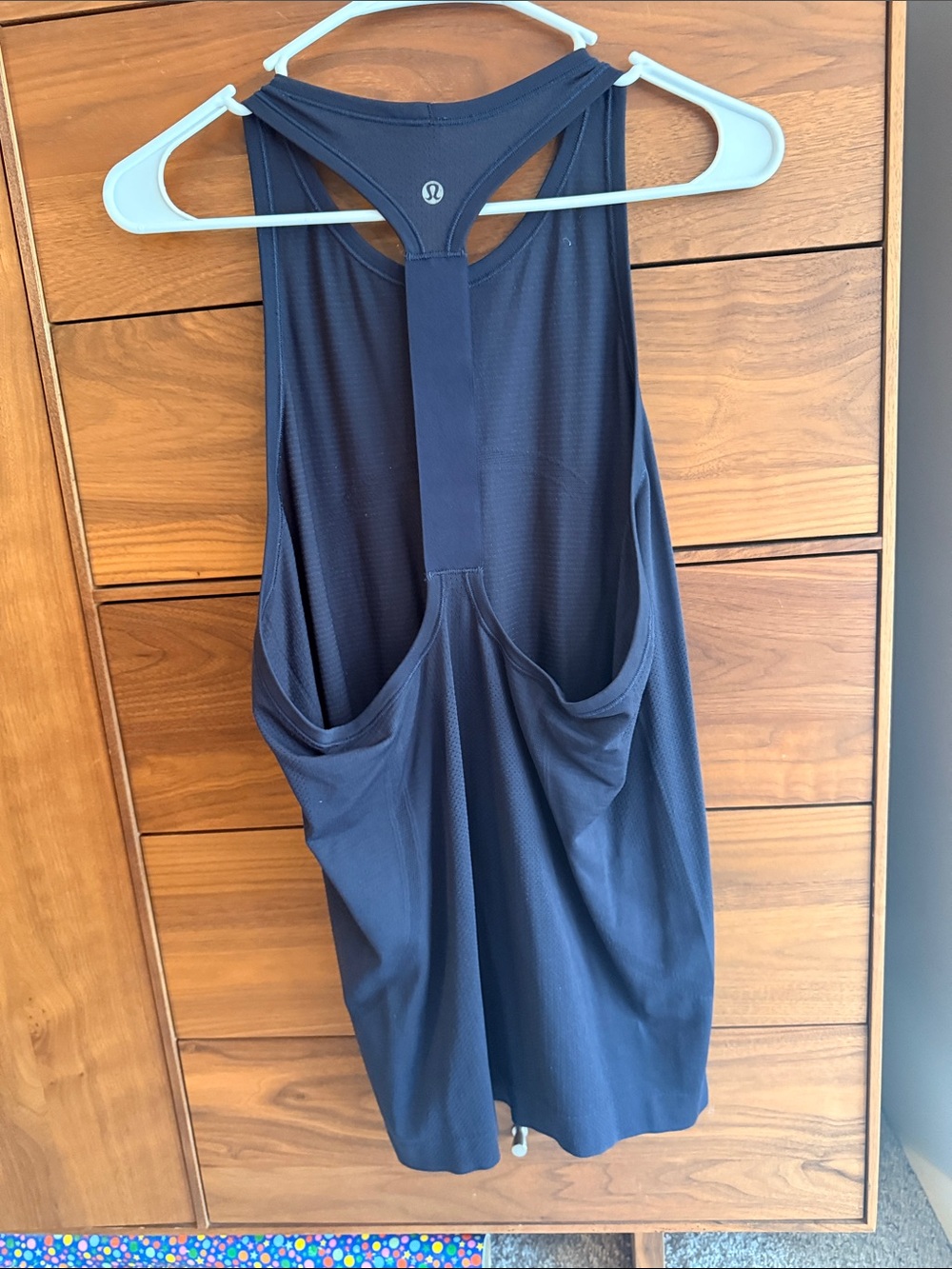 Lululemon Racerback Tank Top Size  8| Navy Blue | Workout Athleisure - Picture 3 of 11